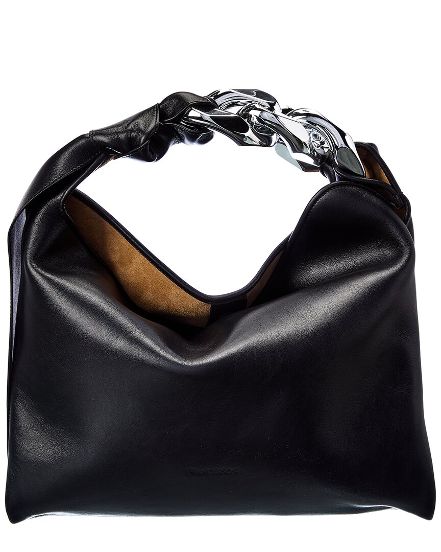 JW ANDERSON SMALL LEATHER HOBO BAG