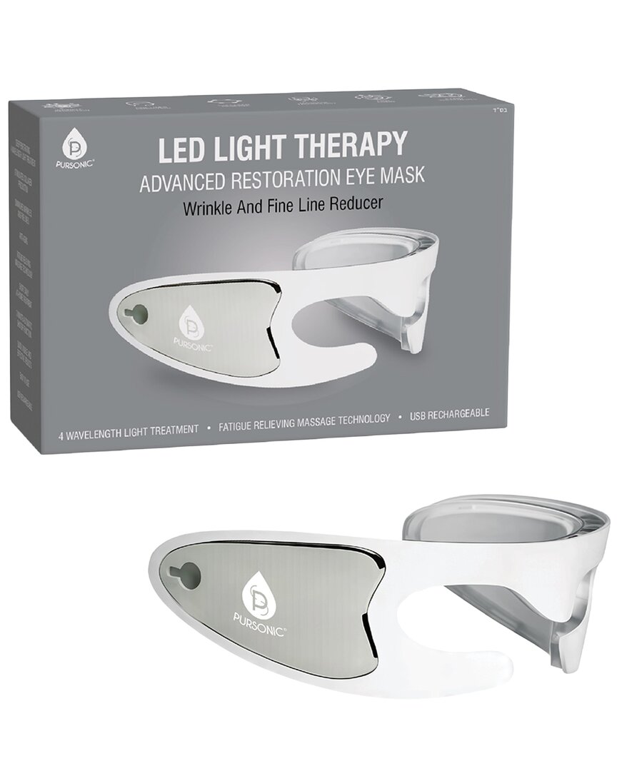 Pursonic Women's Led Light Therapy Advanced Restoration Eye Mask