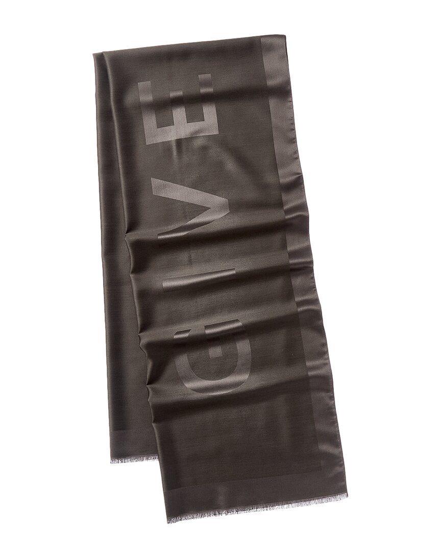 Givenchy 4g Wool Scarf In Brown