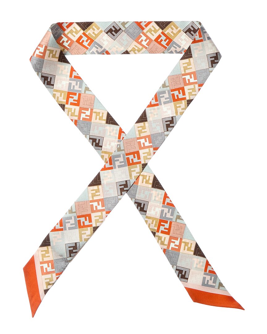 Fendi Wrappy Silk Scarf