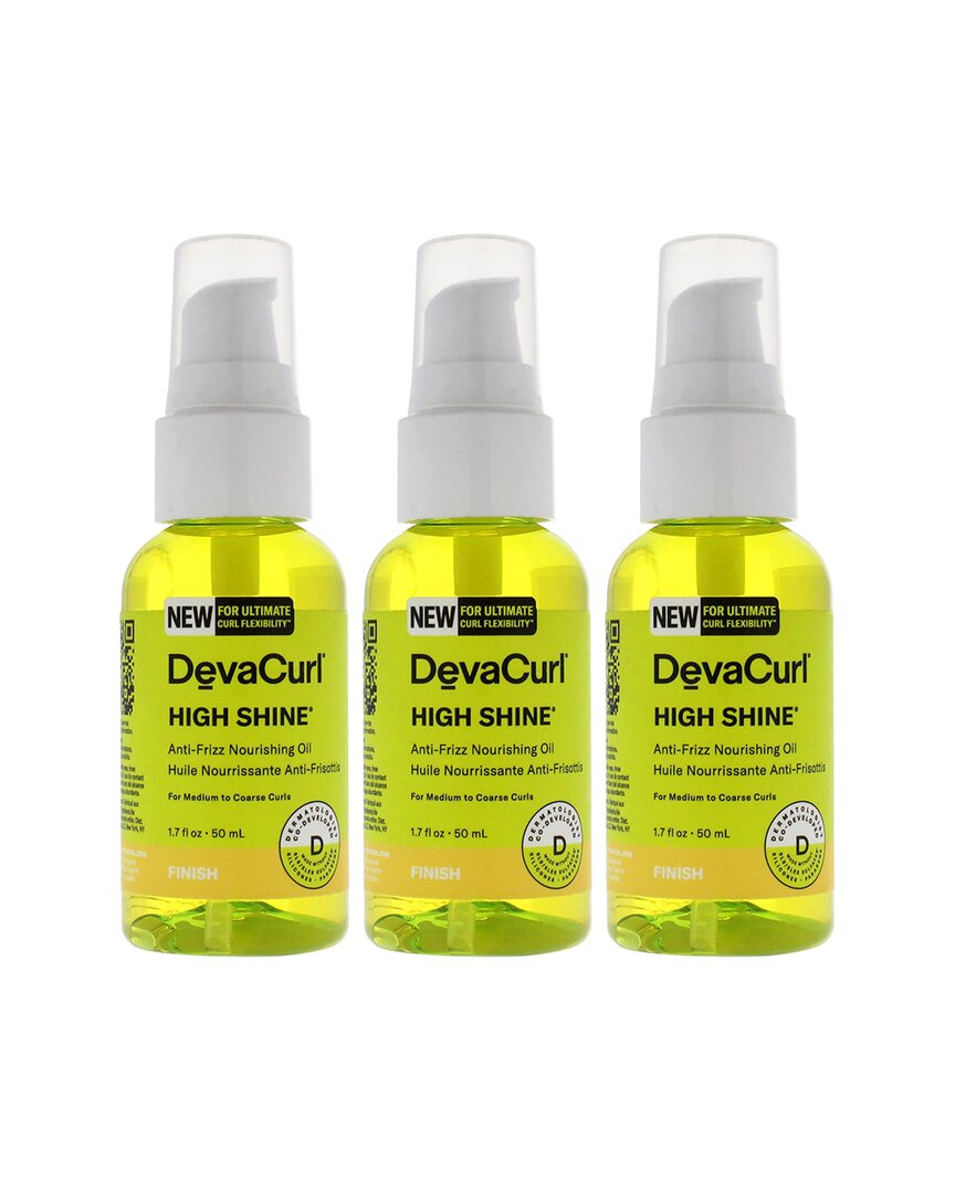 Devacurl Unisex 1.7oz High Shine Nourishing Anti-frizz Oil-np - Pack Of 2
