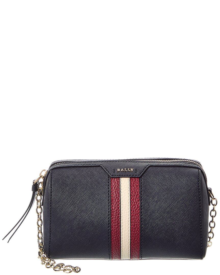 Bally Sary Leather Camera Bag In Burgundy