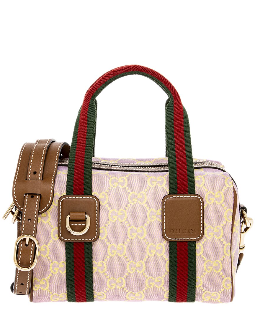 Gucci Mini Gg Hand Leather Mini Bag In Brown