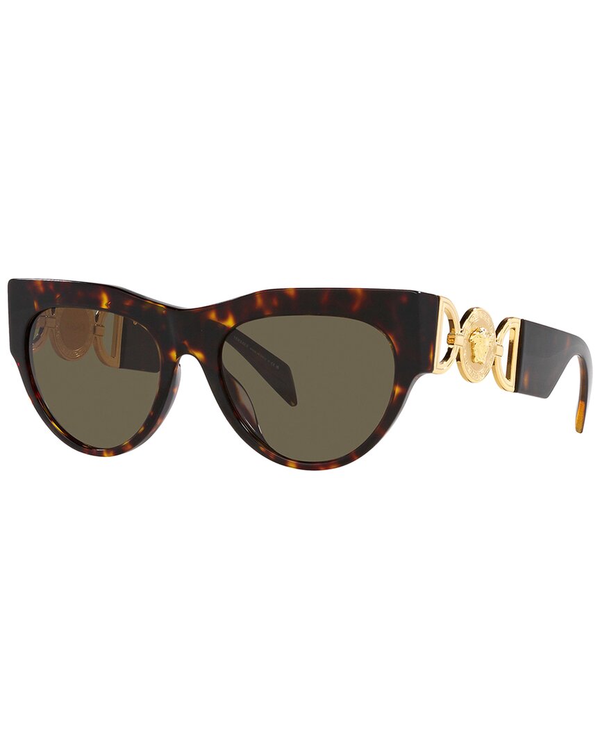 Shop Versace Women's Ve4440u 56mm Sunglasses In Brown