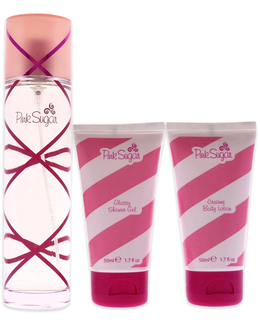 Aquolina Women's Pink Sugar Candy Magic 3pc Gift Set In White