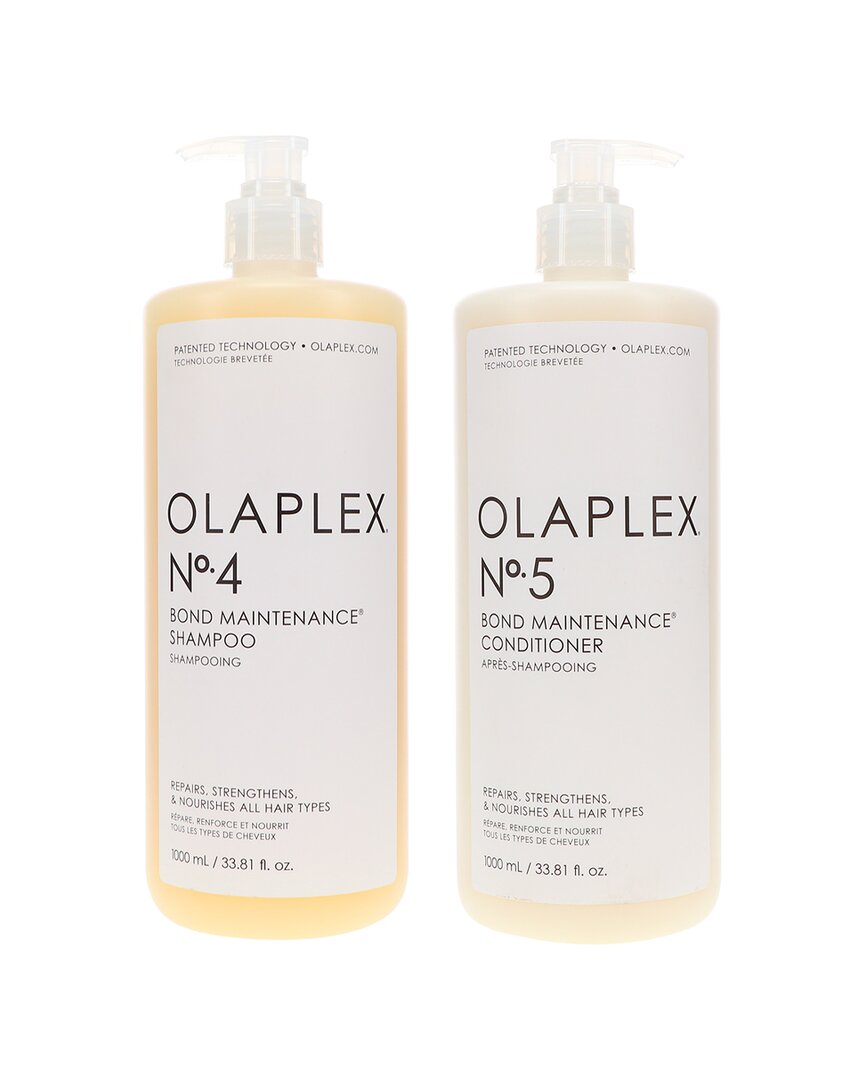 Olaplex 67.6oz No.4 Bond Maintenance Shampoo & No.5 Conditioner Combo Pack