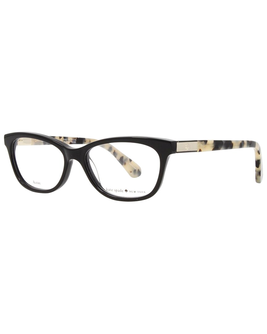 Kate Spade New York Women's Amelin 50mm Optical Frames In Black