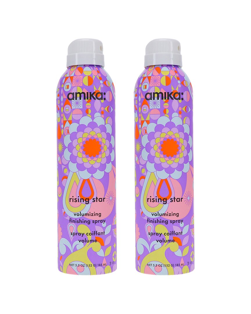 Amika 5.3oz Rising Star Volumizing Finishing Spray 2 Pack