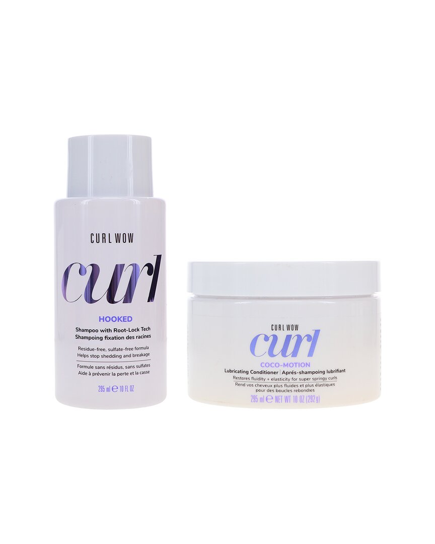 Color Wow 20oz Curl Wow Hooked Shampoo0 & Coco-motion Conditioner Combo Pack