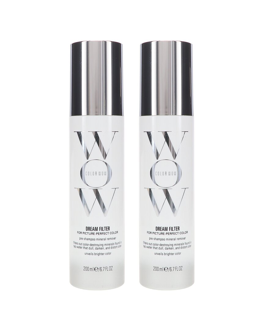 Color Wow 13.4oz Dream Filter Pre-shampoo Mineral Remover 2 Pack