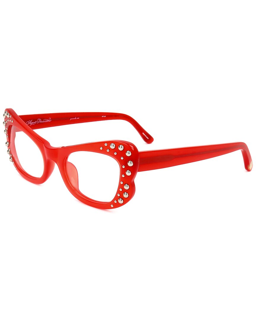 Linda Farrow Agent Provocateur By Women's Ap56 51mm Optical Frames In Red