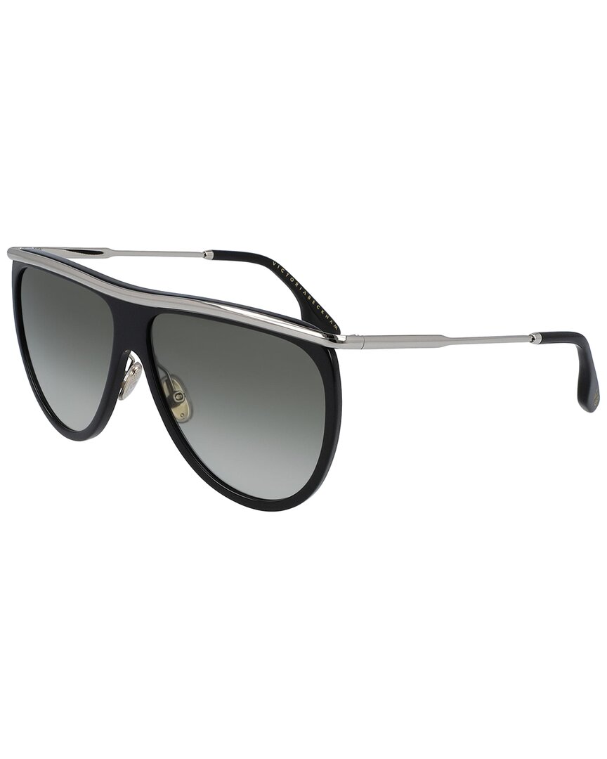 Victoria Beckham Women's Half Moon 60mm Sunglasses In Black