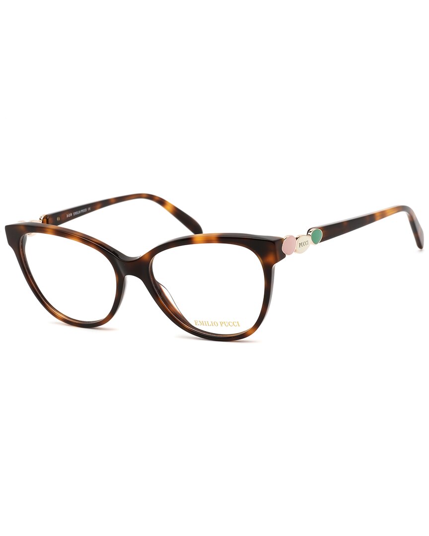 Emilio Pucci Women's Ep5151 54mm Optical Frames In Brown