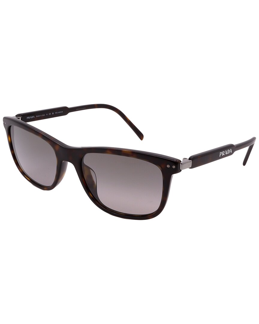 Prada Men's Pr18ys 54mm Polarized Sunglasses In Brown