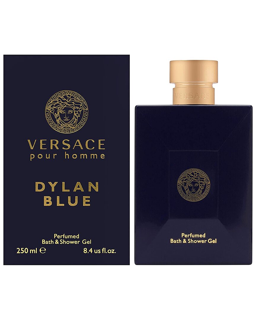 Versace Men's 8.4oz Dylan Blue Shower Gel For Men In White