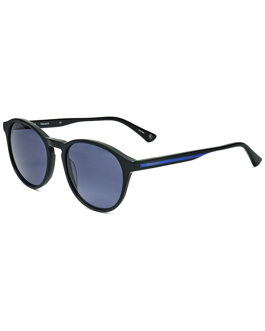 Shop Hackett Bespoke Men's Hek1279 50mm Sunglasses In Black