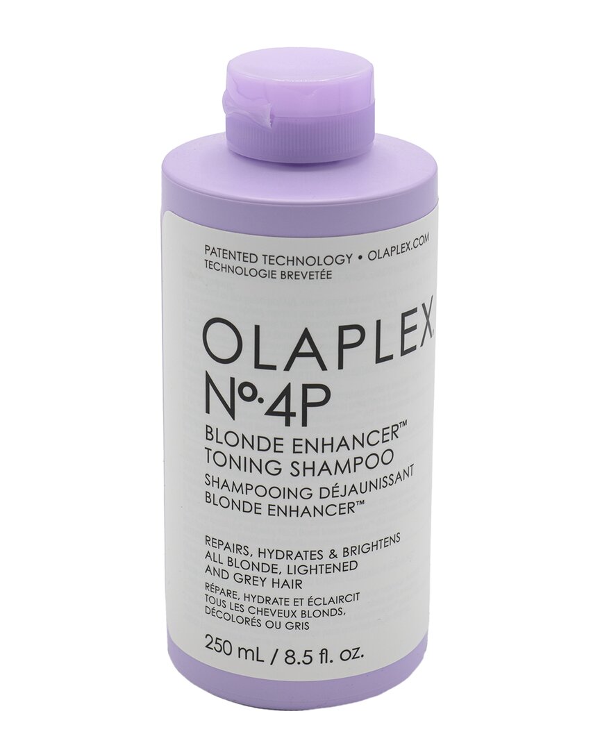 Olaplex Unisex 8.5oz No. 4p Blonde Enhance Toning Shampoo In White