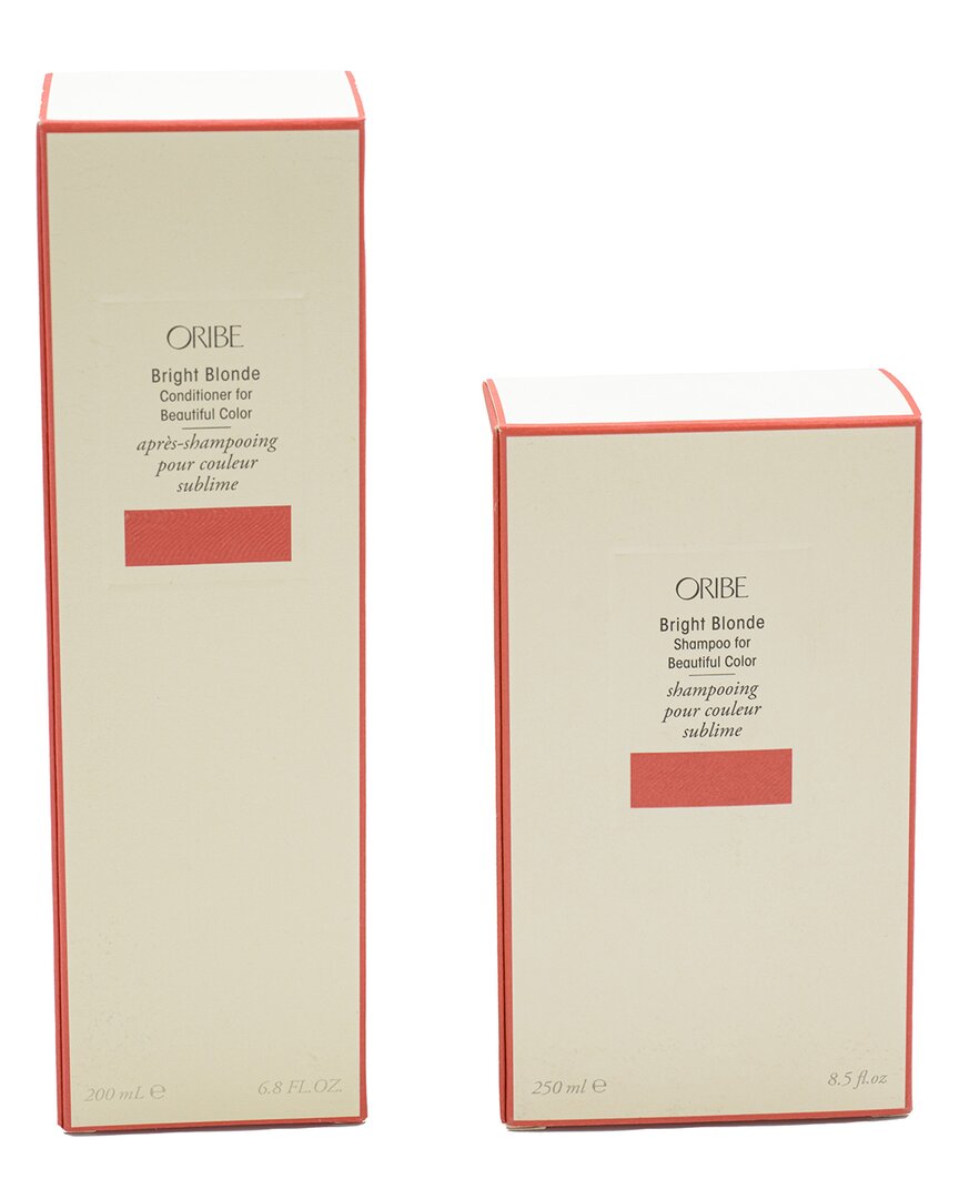 Oribe Unisex 6.8oz Blonde Shampoo & Conditioner In White