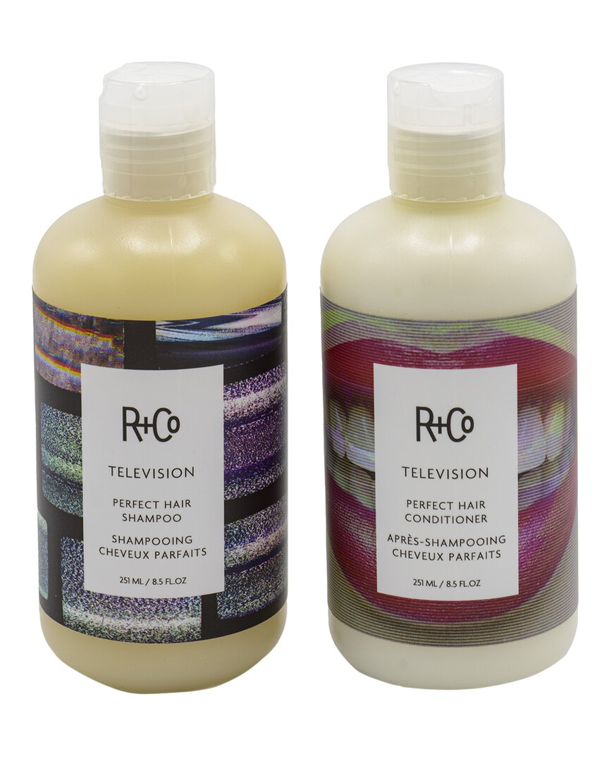 R + Co R+co Unisex 8.5oz Television Perfect Hair Shampoo Conditioner In White