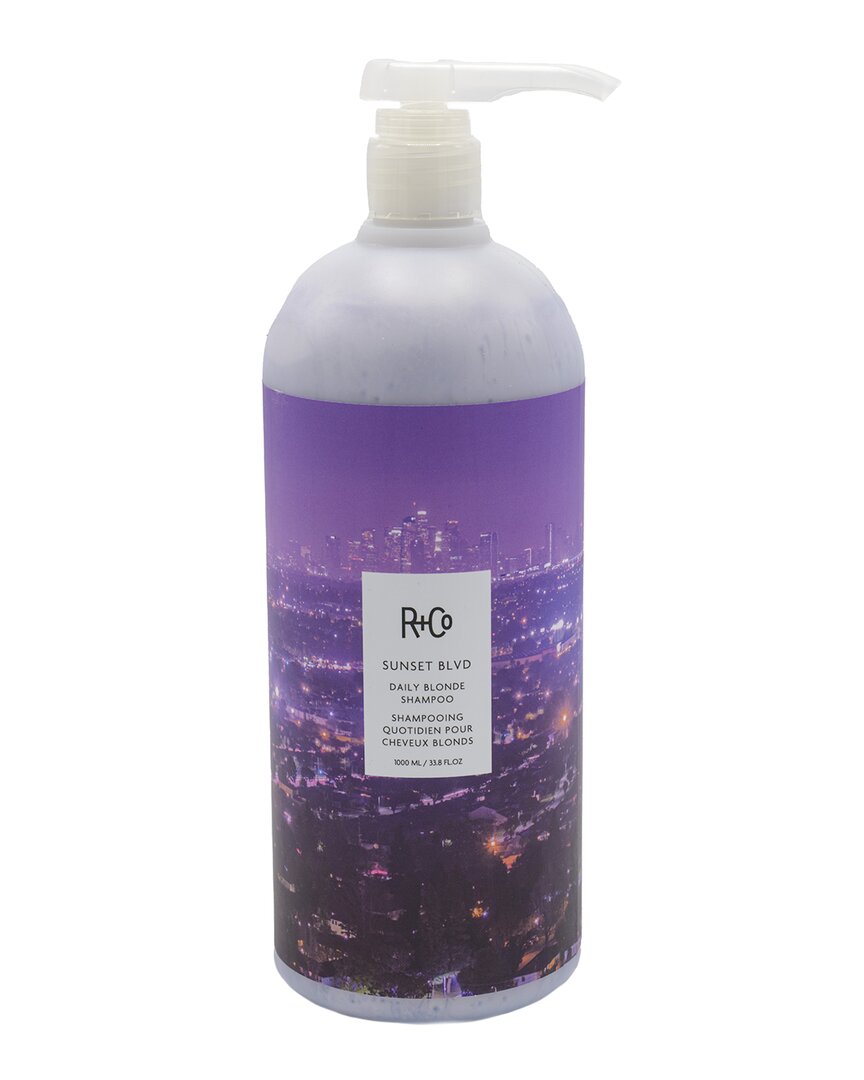 R + Co R+co Unisex 33.8oz Sunset Blvd Blonde Shampoo Liter In White