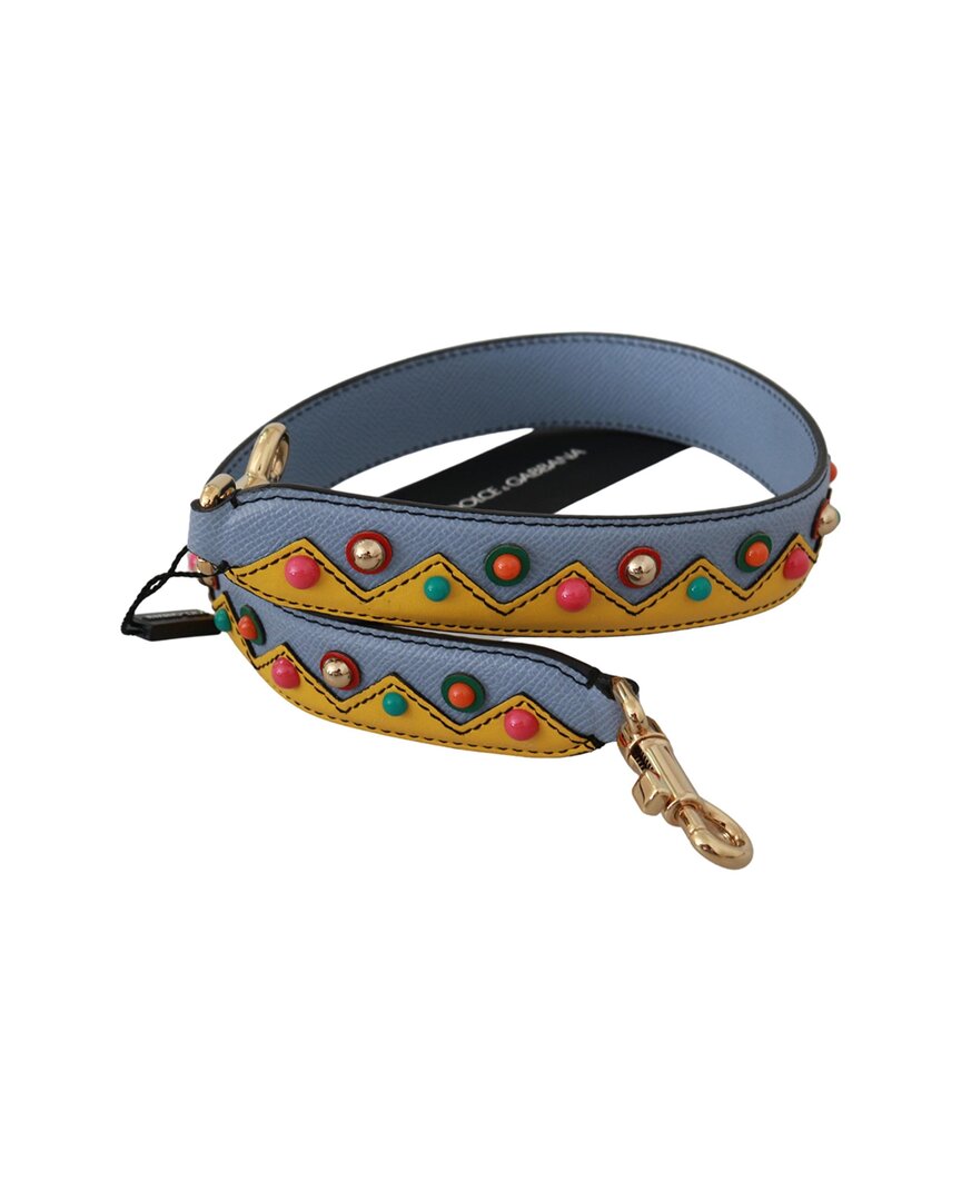 Dolce & Gabbana Multicolor Leather Shoulder Strap Accessory