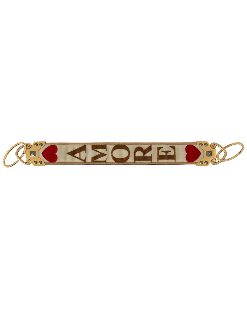 Dolce & Gabbana Shoulder Bag Strap In Gold