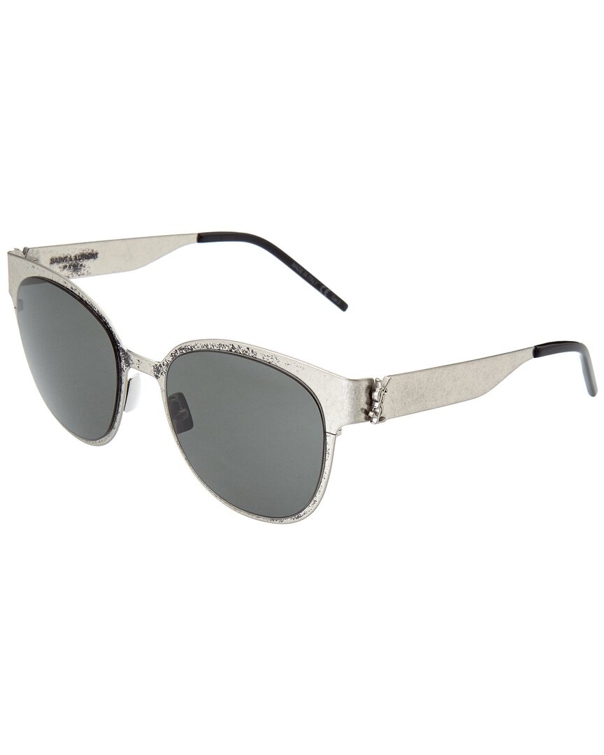 Saint Laurent Women's Slm42 54mm Sunglasses In Silver