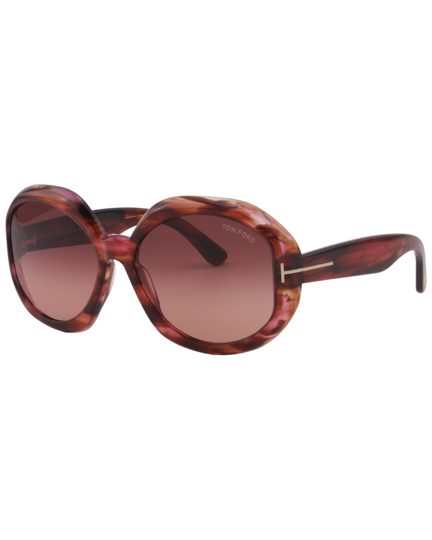 Tom Ford Women's Georgia 62mm Sunglasses In Brown