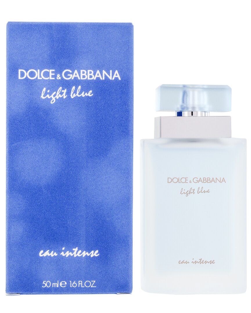 Dolce & Gabbana Women's 1.6oz Light Blue Eau Intense Edp Spray In White
