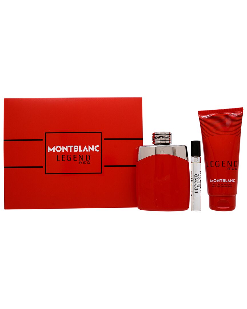 Montblanc Men's Legend Red Gift Set In White