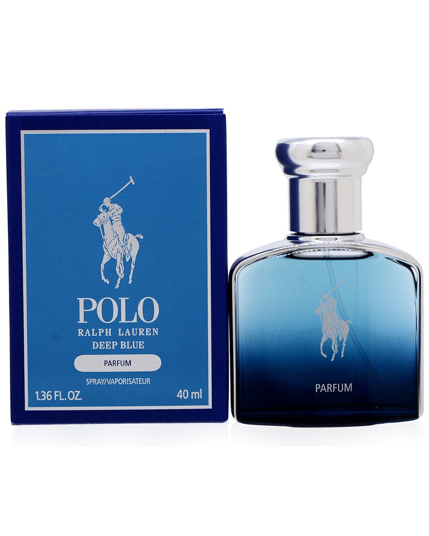 Ralph Lauren Men's 1.3oz Polo Deep Blue Parfum Edp Spray In White