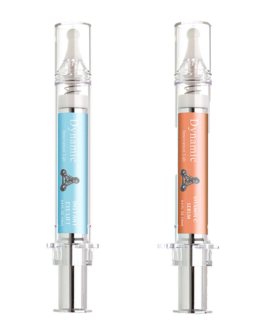 Dynamic Innovation Labs 1oz Vitamin C Booster Serum Treatment (syringe) & Instant Eye Lift (syringe)