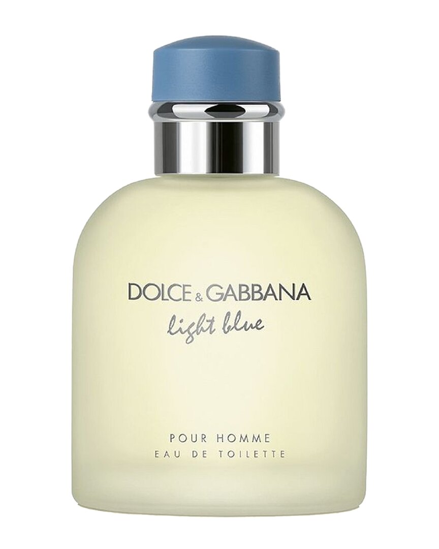 Dolce & Gabbana Men's 4.2oz Light Blue Eau De Toilette In White