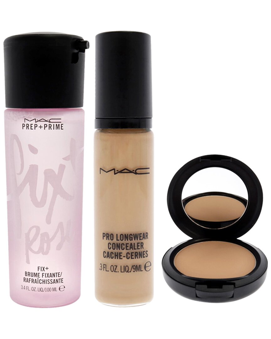 Mac Cosmetics M·a·c Cosmetics Prep Plus Prime Fix Plus Finishing Mist, Concealer &  Foundation 3pc Kit