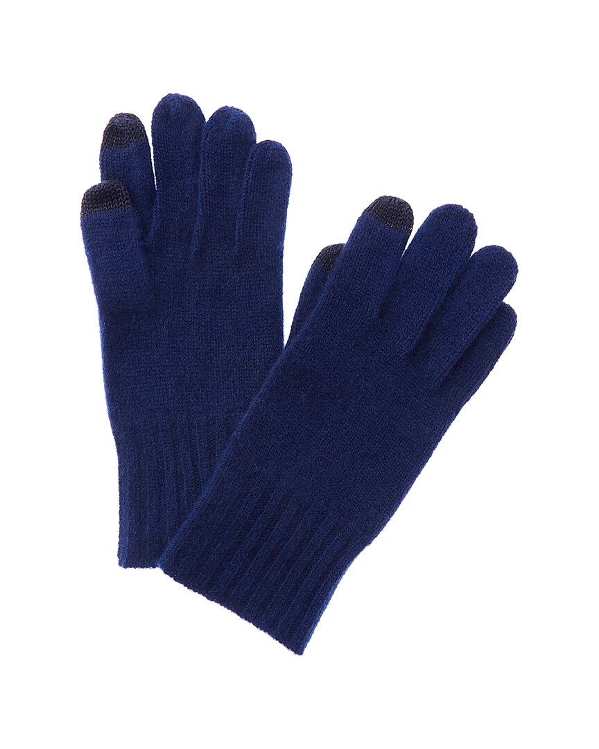 Amicale Cashmere Gloves In Blue