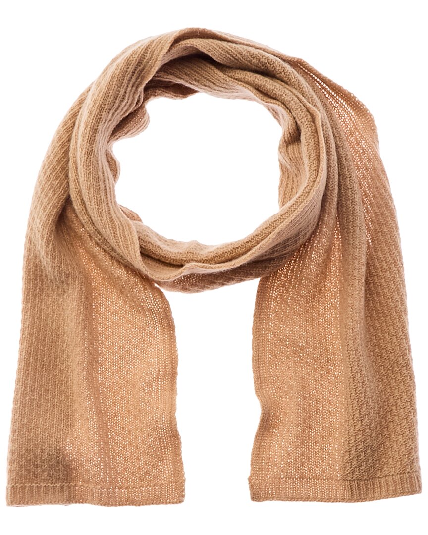 Portolano Cashmere Scarf In Brown