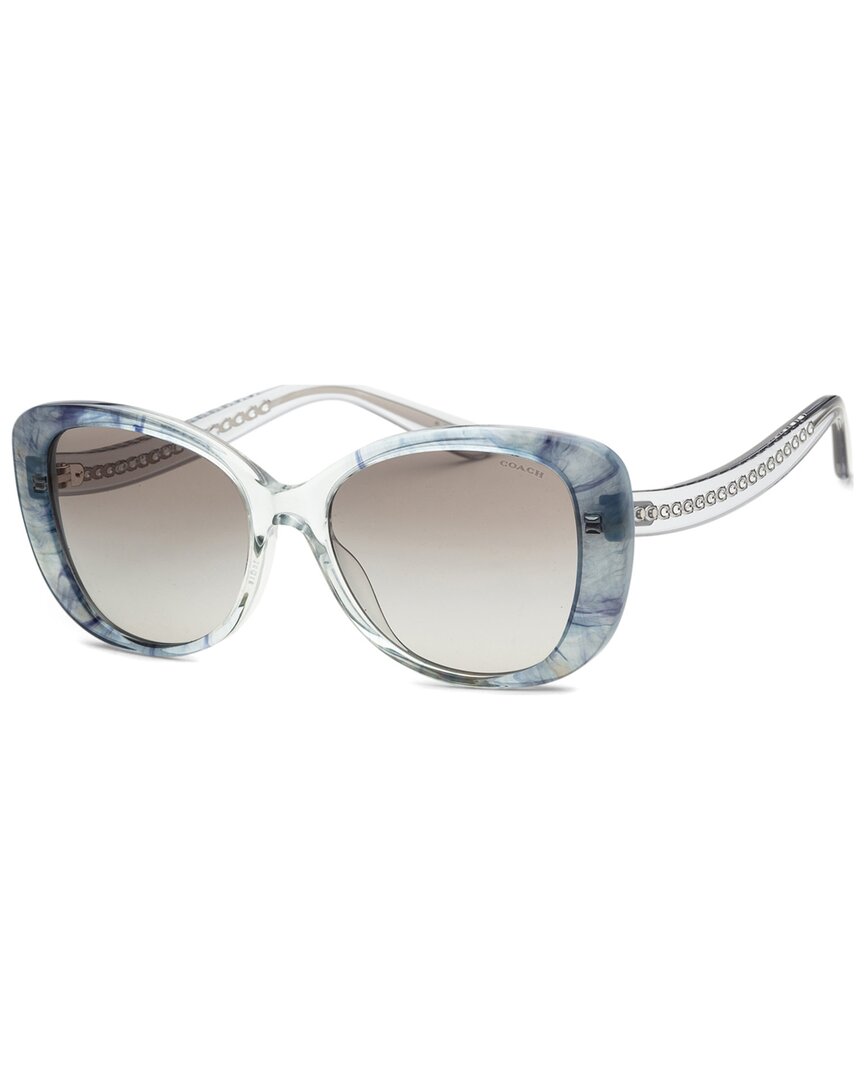 Coach Woman Sunglasses Hc8322 C6183 In Blue