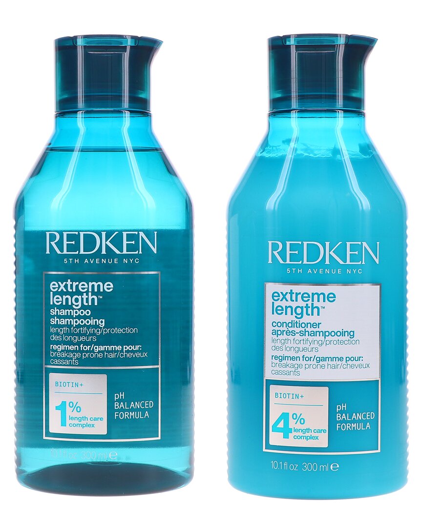 Redken Unisex 10oz Extreme Length Shampoo & Conditioner Combo In White