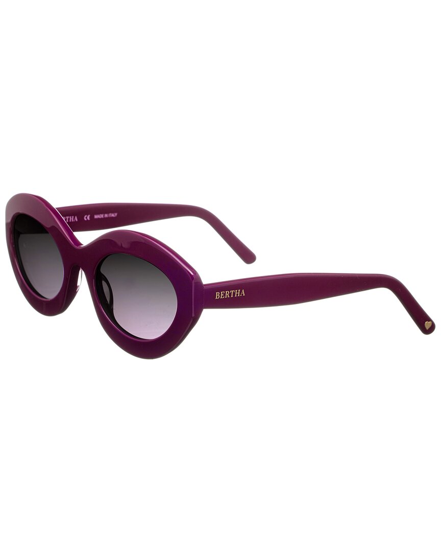 Bertha Women's Brsit100-1 65mm Polarized Sunglasses In Pink