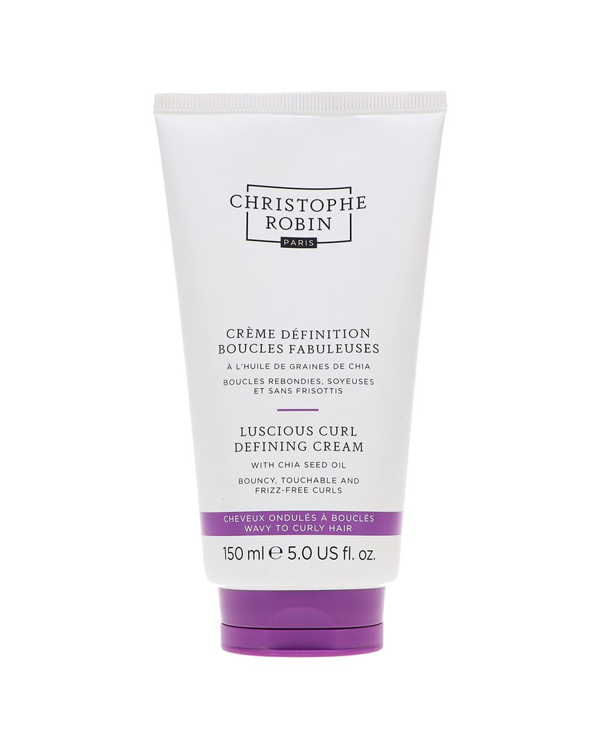 Christophe Robin Luscious Curl Cream With Flaxseed Oil 5oz In Purple