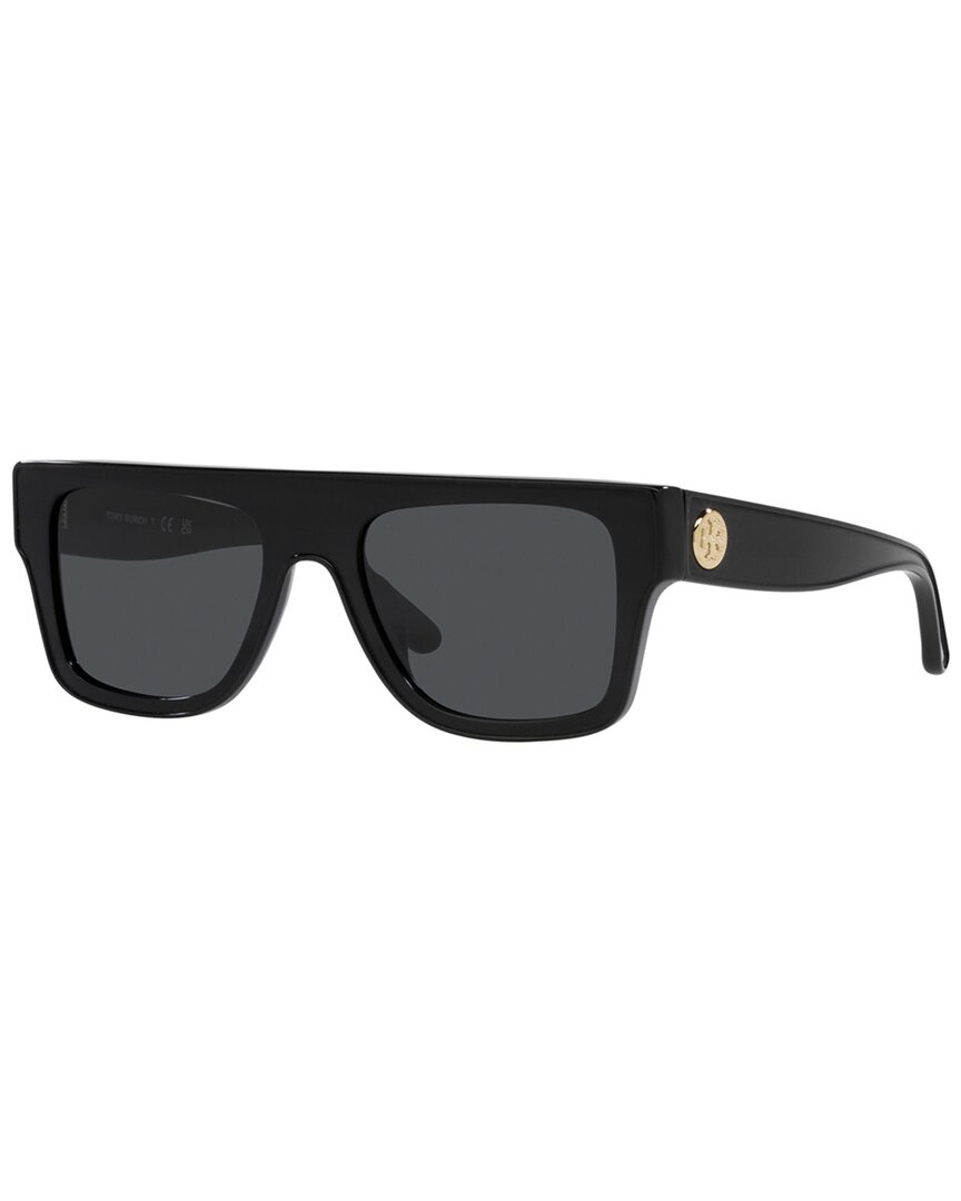 Shop Tory Burch Women's Ty7185u 52mm Sunglasses In Black