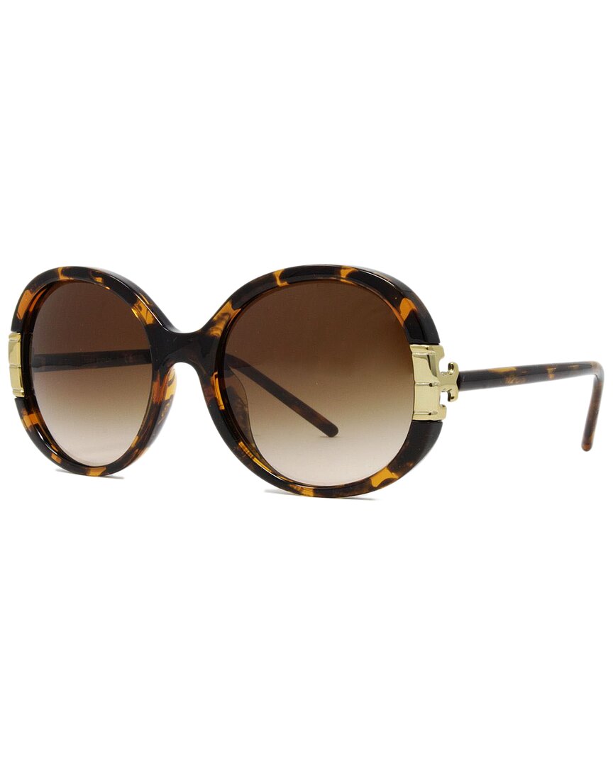 Tory Burch Women's Ty9061u 57mm Sunglasses In Brown