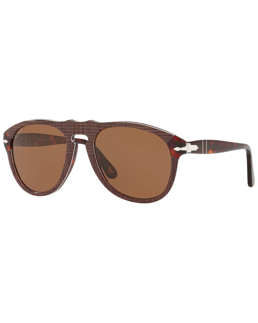 Persol Men's Po0649 54mm Polarized Sunglasses In Brown