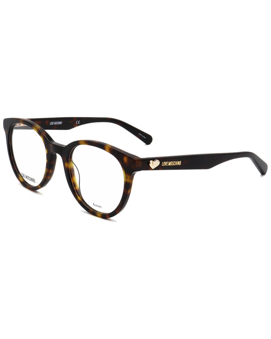 Love Moschino Women's Mol518 49mm Optical Frames In Brown