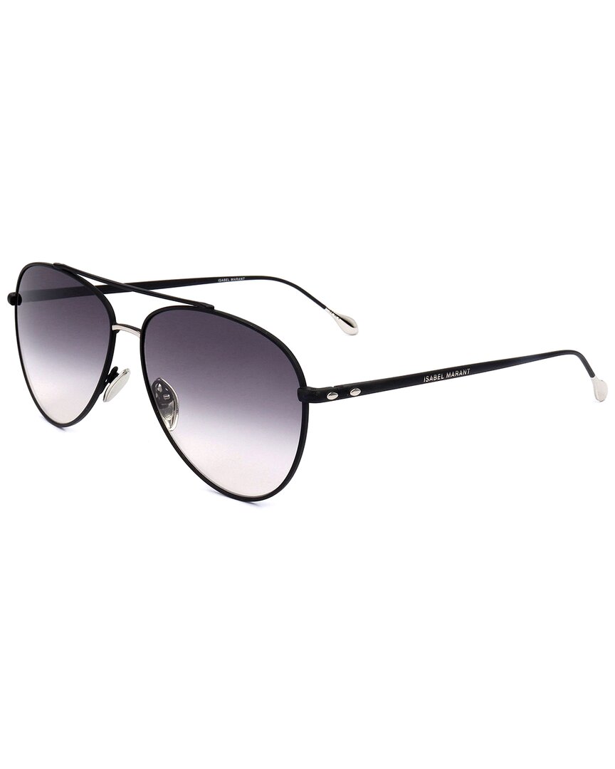 Shop Isabel Marant Women's Im0011 60mm Sunglasses In Black