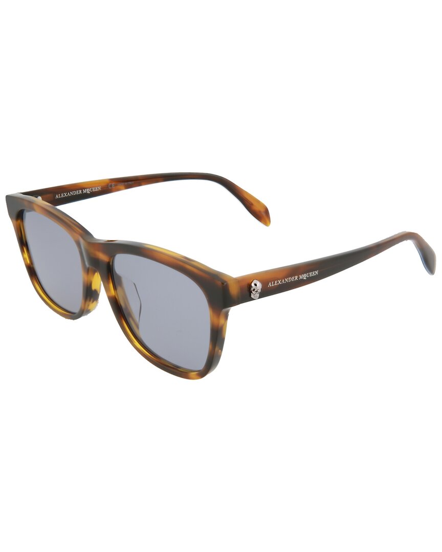 Alexander Mcqueen Unisex Am0158sa 56mm Sunglasses In Black