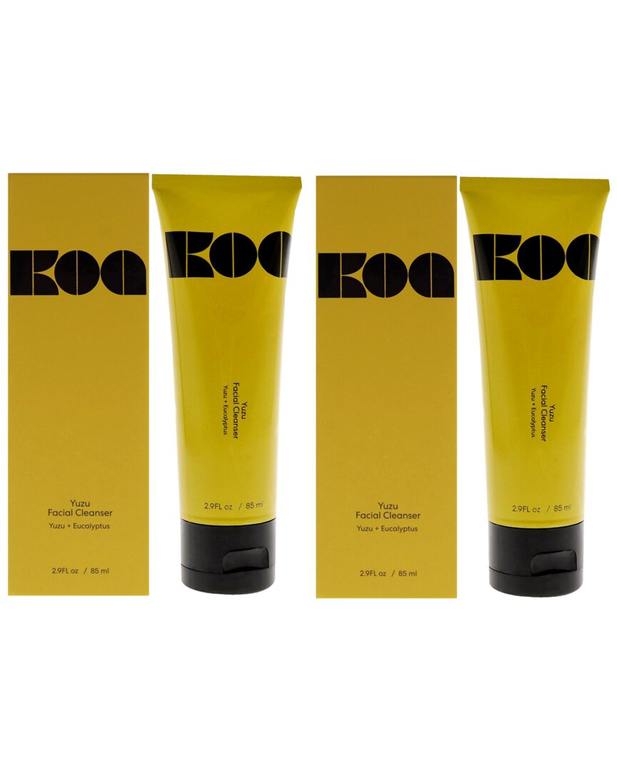Koa 2.9oz Yuzu Facial Cleanser - Pack Of 2