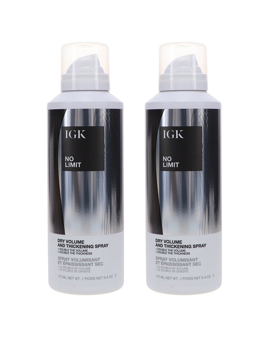 Igk 5oz No Limit Dry Volume And Thickening Spray 2 Pack