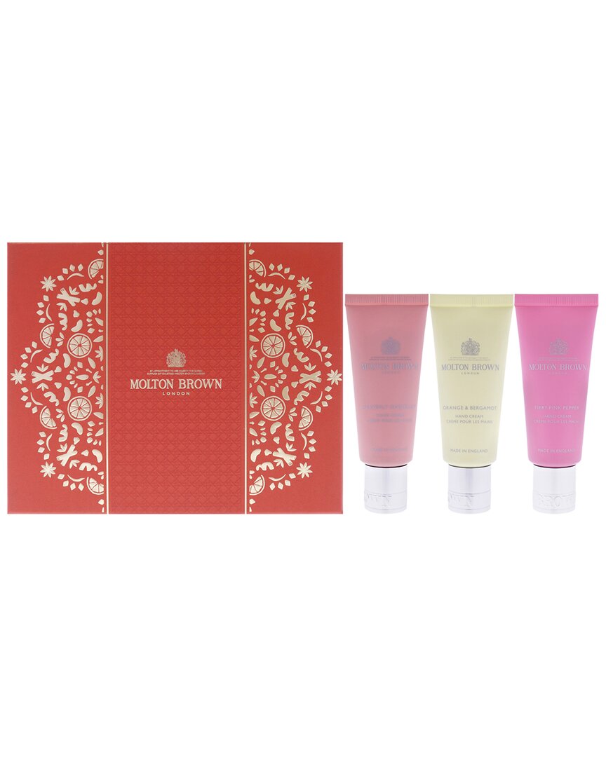 Molton Brown London Unisex Floral And Spicy Hand Care 3pc Gift Set
