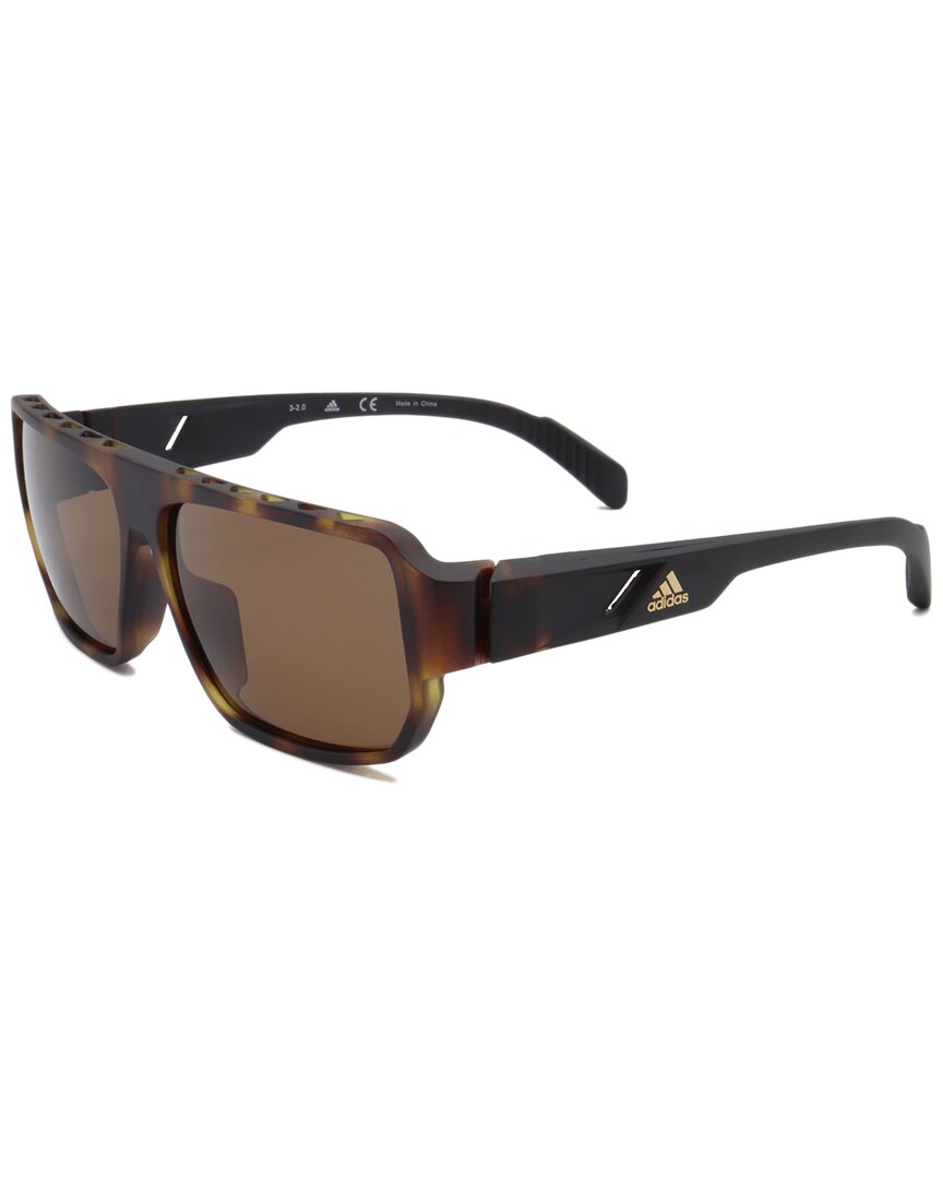 Adidas Originals Adidas Sport Unisex Sp0038 61mm Sunglasses In Brown